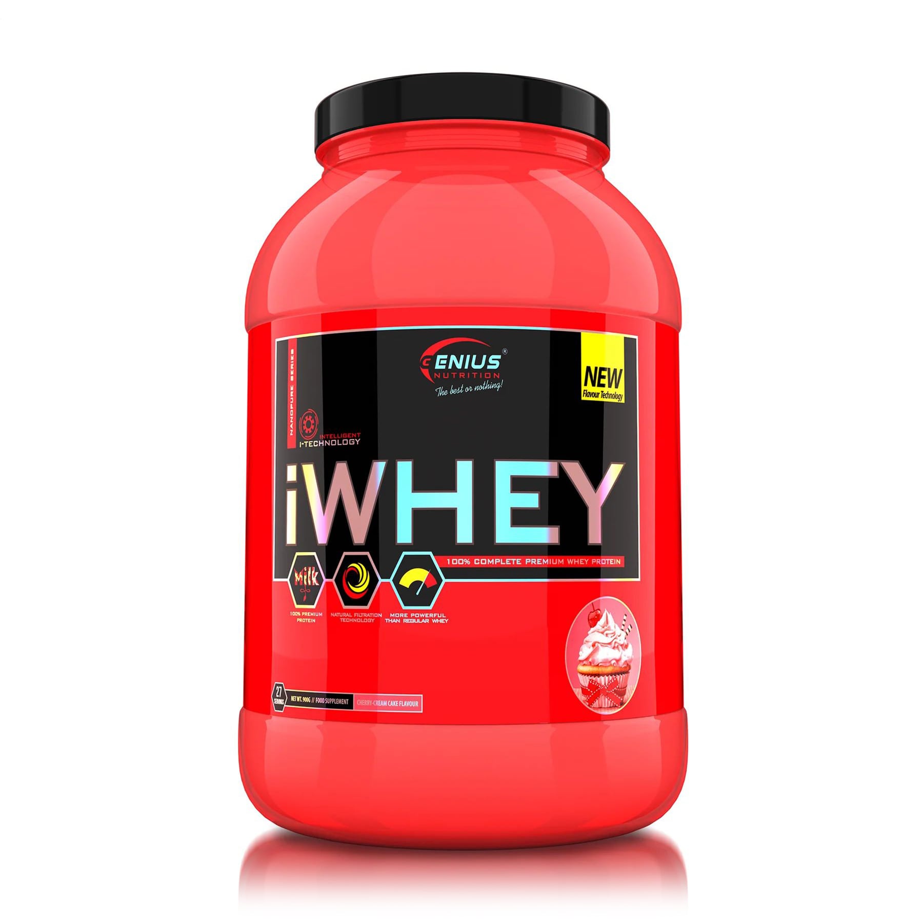 Протеїн Genius Nutrition iWhey Вишня, в порошку, 900 г